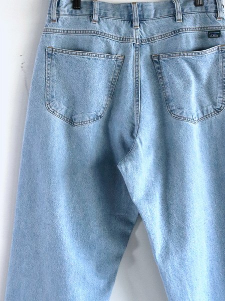 LL Bean　Dexter Comfort Waisted Jeans / fade blue