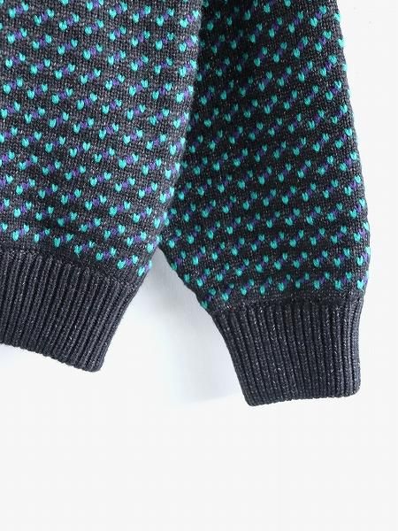 LL BeanWayne Sweater Birds-Eye / Charcoal  Plum  Teal