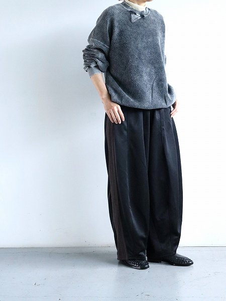 NOMA t.d. (ノーマ) Hand Dyed Twist Sweat - Black