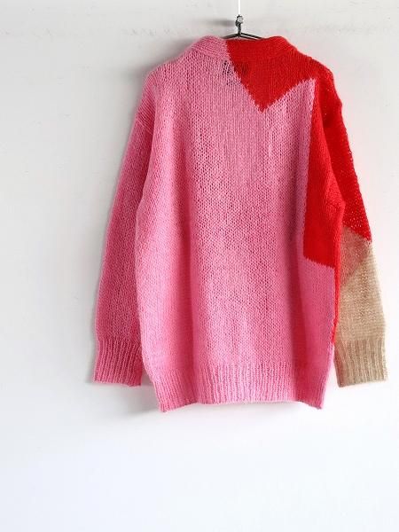 NOMA t.d. Hand Knitted Mohair Cardigan title=