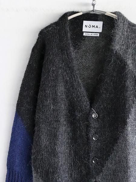 NOMA t.d. Hand Knitted Mohair Cardigan title=