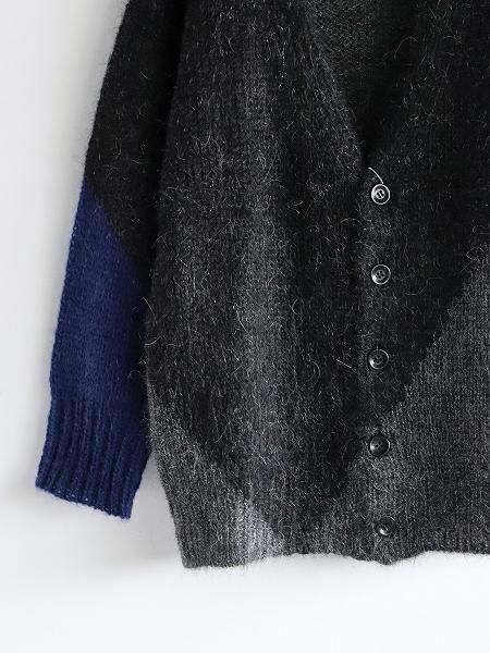 NOMA t.d. Hand Knitted Mohair Cardigan title=