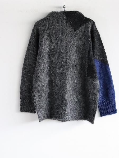 NOMA t.d. Hand Knitted Mohair Cardigan title=