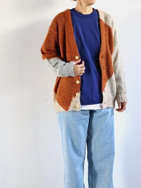 NOMA t.d. Hand Knitted Mohair Cardigan title=