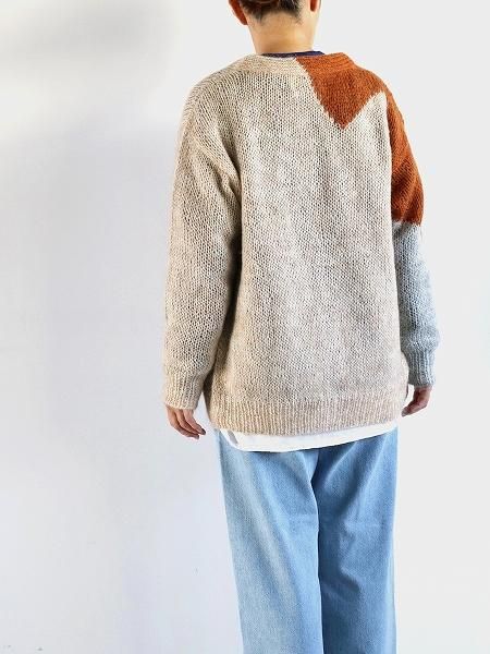NOMA t.d. Hand Knitted Mohair Cardigan title=