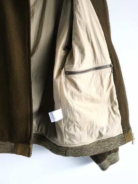 B.B. Jacket - Wool Uneven Dye / Olive 