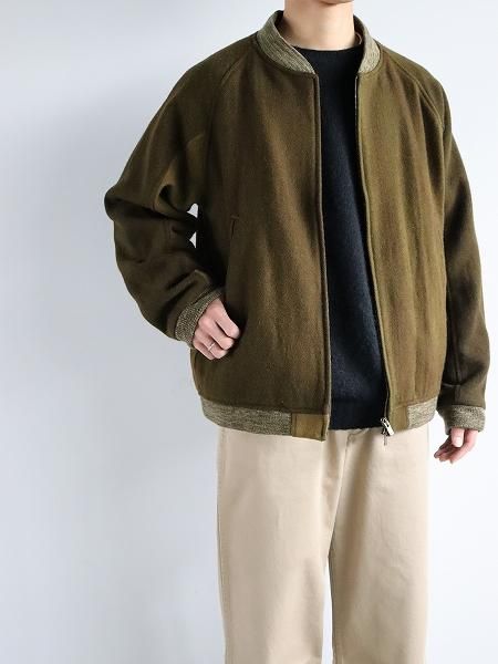 B.B. Jacket - Wool Uneven Dye / Olive 