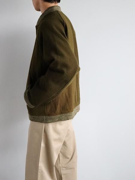 B.B. Jacket - Wool Uneven Dye / Olive 