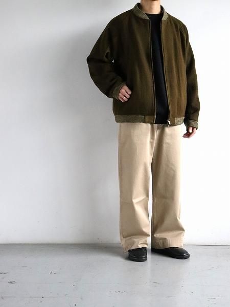 B.B. Jacket - Wool Uneven Dye / Olive 