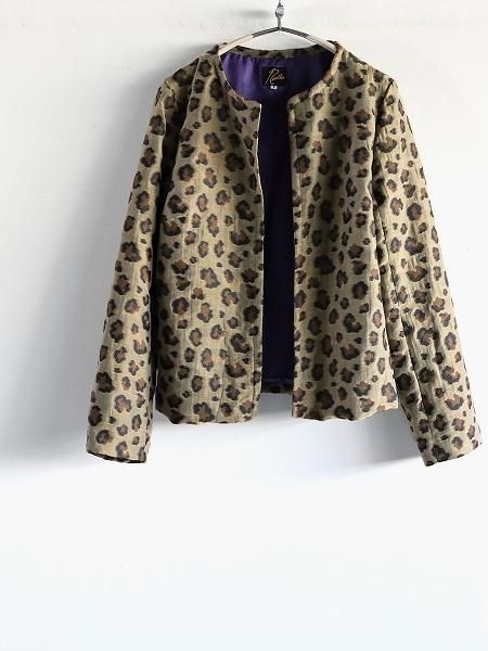 NEEDLES(ˡɥ륺)C.C. Jacket - PE/C/CU/N Leopard Jq. / Khaki