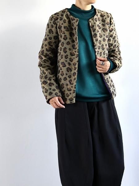 NEEDLES(ˡɥ륺)C.C. Jacket - PE/C/CU/N Leopard Jq. / Khaki