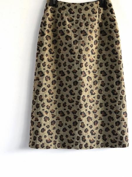 NEEDLESC.C. Skirt - PE/C/CU/N Leopard Jq. / Khaki