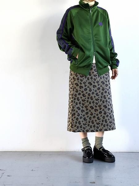 NEEDLESC.C. Skirt - PE/C/CU/N Leopard Jq. / Khaki