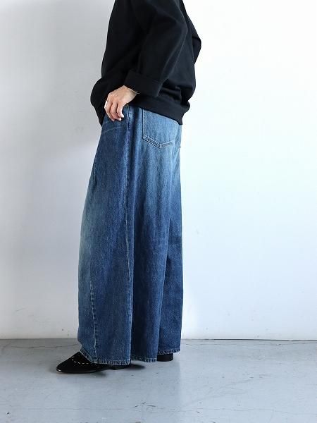 ニードルズ NEEDLES 12ozデニム ヒザデル バギー パンツ H.D.