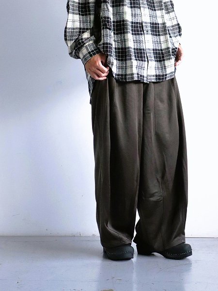 NEEDLESH.D. Sweat Pant - C/PE Bright Jersey / Dk.Brown