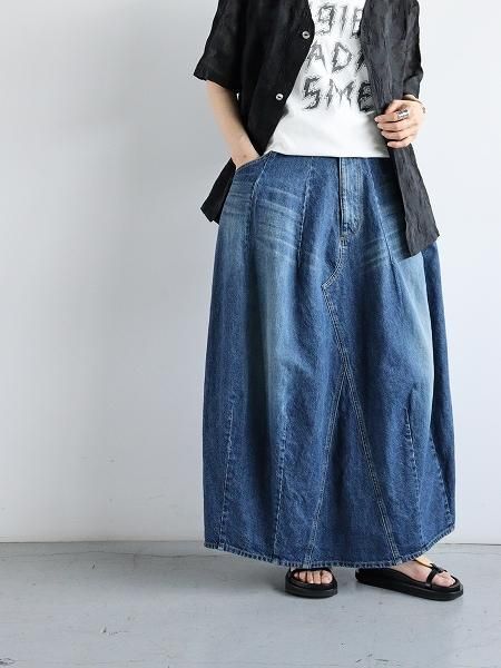 ★Needles★H.D スカート ジーンズ12オンズ デニム NEEDLES,ヒザデルスカート,H.D Skirt - Jean / 12oz Denim