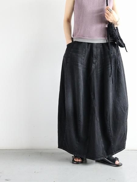 NEEDLES｜SKIRTS (H.D. Skirt Jean / 12oz Denim - Black (Q NEEDLES,ヒザデルスカート,H.D Skirt - Jean / 12oz Denim
