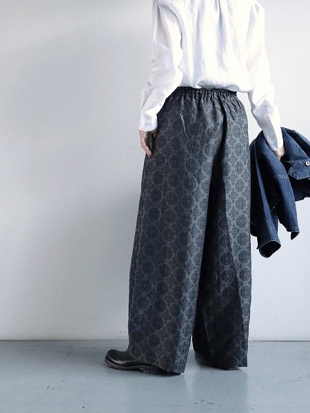 NEEDLES ҥǥѥ H.D.P. Pant - W/PE Ornament Jq. / Charcoal  (PU135)