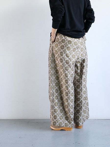 NEEDLES ҥǥѥġH.D.P. Pant - W/PE Ornament Jq. / Beige  (PU135)