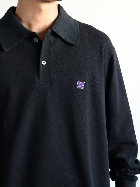 NEEDLESShawl Collar S/S Polo - Cotton Pique