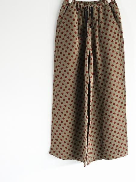 【Needles】String Buggy パンツ Polka Dot Jacquard すぐ届く NEEDLES NEEDLES String Buggy Pant - Polka Dot Jacquard / Brown