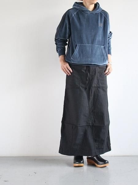 スカート NEEDLES STRING FATIGUE SKIRT BACK SATEEN NEEDLES String Fatigue Skirt - Back Sateen / Black