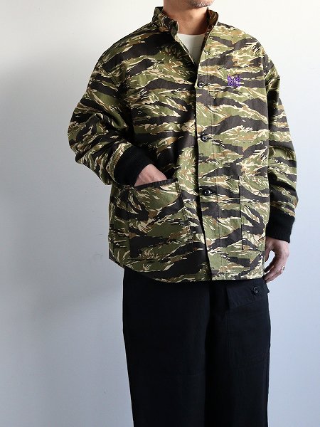 NEEDLESStand Collar Army Shirt - Cotton Ripstop / Camo