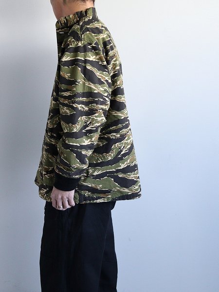 NEEDLESStand Collar Army Shirt - Cotton Ripstop / Camo