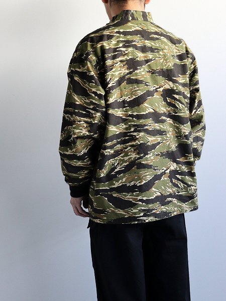 NEEDLESStand Collar Army Shirt - Cotton Ripstop / Camo