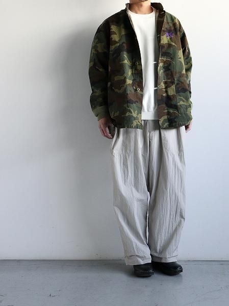 Needles(ニードルズ) STAND COLLAR ARMY SHIRT - C.RIPSTOP / CAMO