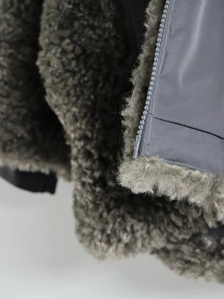 NEEDLES S.C.Fur Jacket - Poly Curly Fur / Grey NEEDLES S.C.Fur Jacket - Poly Curly Fur / Grey