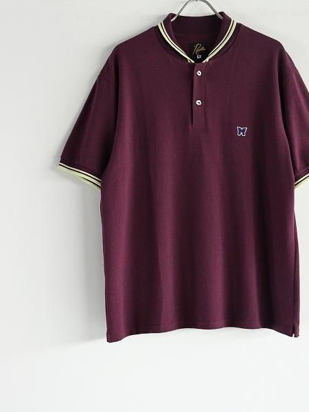 NEEDLES Shawl Collar S/S Polo - Cotton Pique