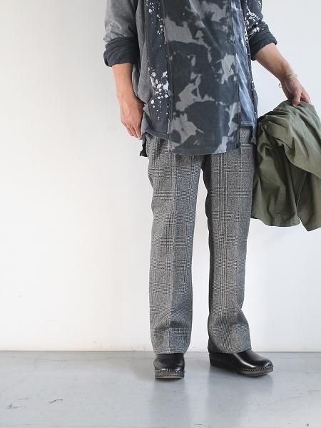 NEEDLES Side Tab Trouser - Poly Glen Plaid / Gray (#NS143)