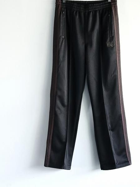 Needles ブラック トラックパンツ XL 注目の的！【Needles】クロップドサルエルトラックパンツ