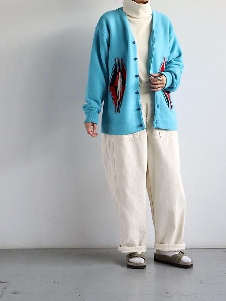 NEEDLES V Neck Cardigan - Chimayo / Sax Blue (#OT268)