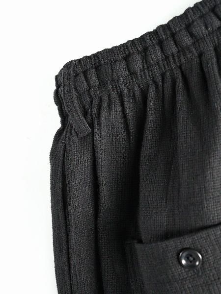 SOWBOW EZ PANTS (WIDE) PANAMA BLACK / ⥤ѥ() ѥʥ ֥å