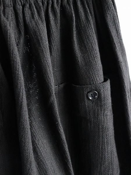 SOWBOW EZ PANTS (WIDE) PANAMA BLACK / ⥤ѥ() ѥʥ ֥å