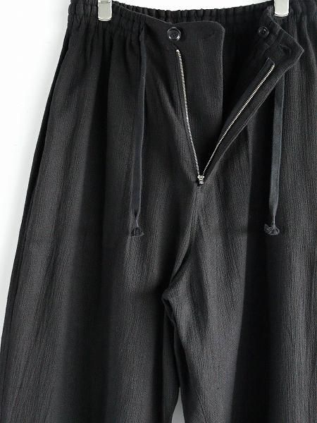 SOWBOW EZ PANTS (WIDE) PANAMA BLACK / ⥤ѥ() ѥʥ ֥å