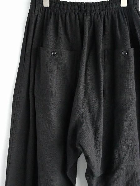 SOWBOW EZ PANTS (WIDE) PANAMA BLACK / ⥤ѥ() ѥʥ ֥å