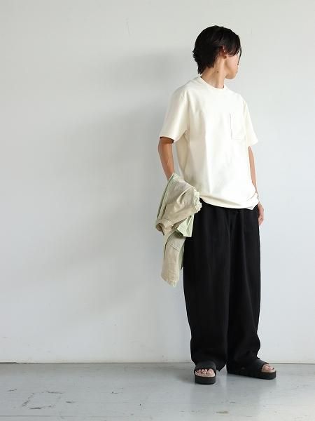 SOWBOW EZ PANTS (WIDE) PANAMA BLACK / ⥤ѥ() ѥʥ ֥å