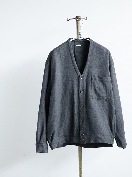 SOWBOWSOWBOW SHIRT F - CARDIGAN WOOL SERGE