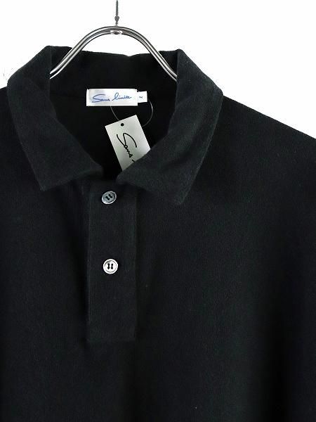 Sans Limite パイルポロシャツ ブラック サイズ1（L） Sans limite TCパイル ポロ