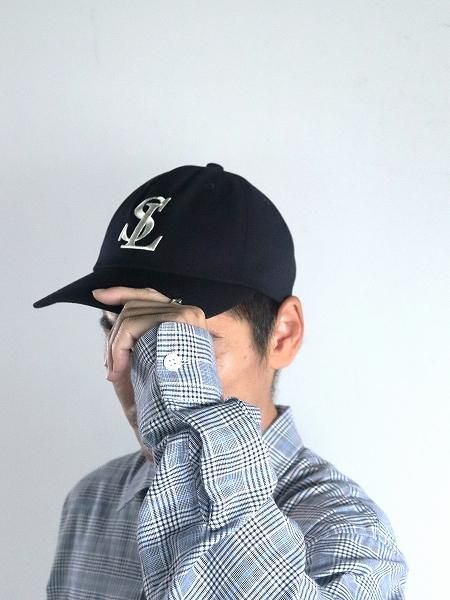 Sans Limite ウールギャバジン キャップ ブラック フリーサイズ Sans limite (サンリミット) キャップ (6 pannel cap