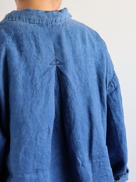 Porter Classic INDIGO LINEN SHIRT JACKET