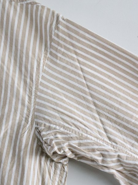POATALCOFree Arm Shirts - Soft Stripe / Cacao Beige