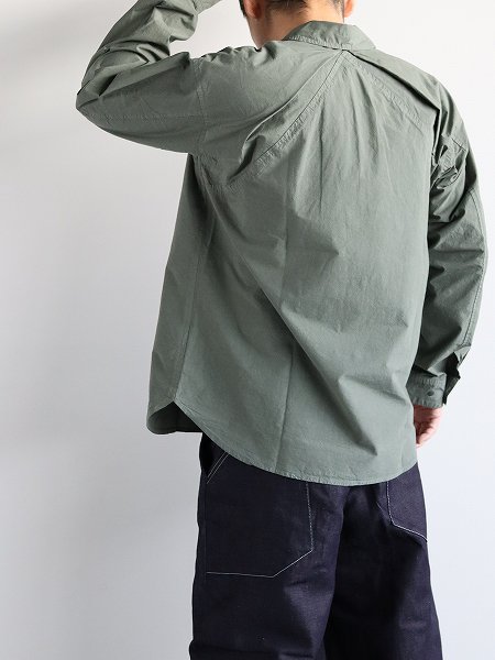 POSTALCOFree Arm Shirts - Soft Cotton / Slate Green