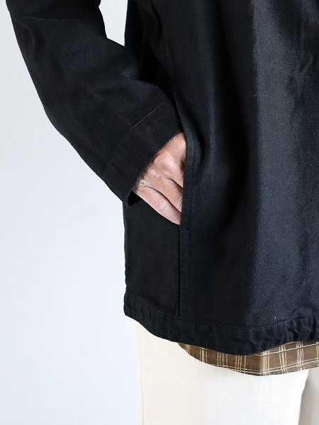 POSTALCOZip Up Jacket / Light Denim - Double Black