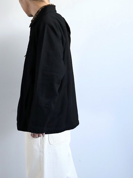 POSTALCOZip Up Jacket / Light Denim - Double Black