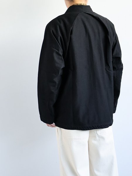 POSTALCOZip Up Jacket / Light Denim - Double Black