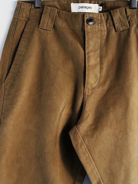 parages (ѥϡ) dad pants - brown / parages Pantalon Dad marron